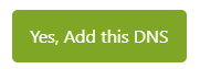 Add your custom DNS